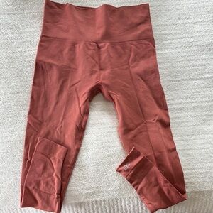 Salmon set active leggings